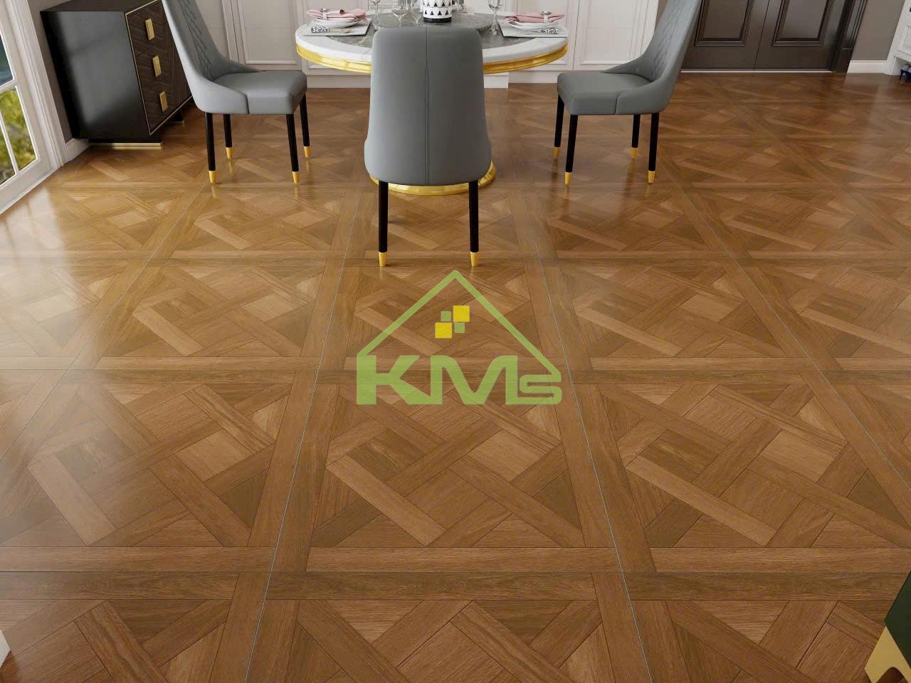 Gạch Vân Gỗ 80x80cm Xương Cá Nhập Khẩu F004 Gạch Lát Nền Phòng Ngủ